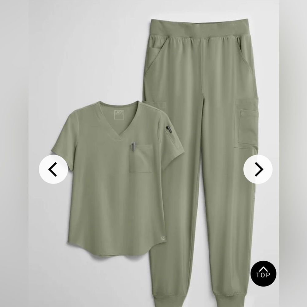 Women's Green Scrub Set
